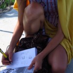 Bohužel tam zrovna nebyli, tak jsme jim museli nechat vzkaz