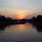 Západ slunce v Can Tho