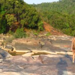 vodopád v období sucha