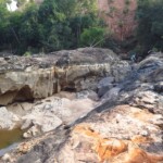 vodopád v období sucha