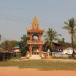 Chrám po cestě do Vientiane