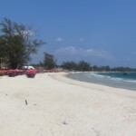 Pláž na pevnině - Sihanoukville